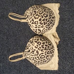 Leopard print bra